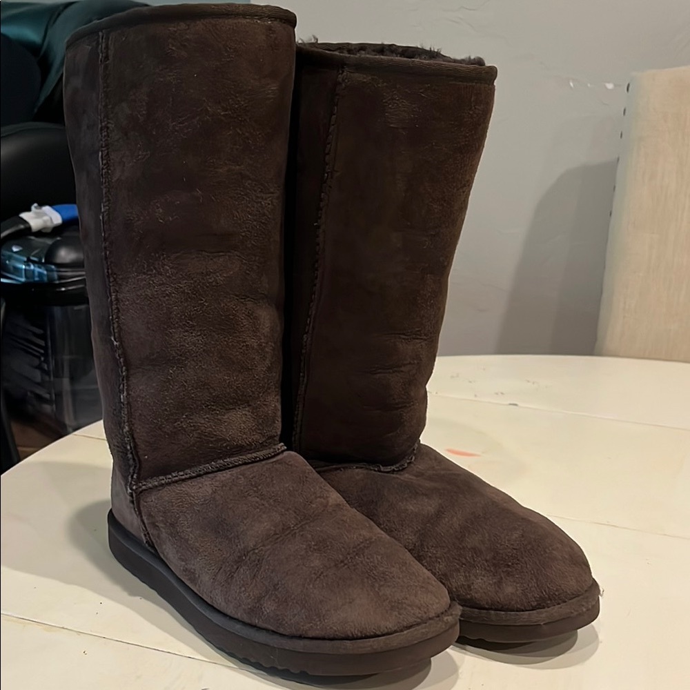 UGG Brown Suede Boots size 8 women’s